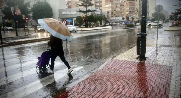 Activado el plan de emergencia en Málaga tras la alerta naranja de la Aemet por lluvias hoy