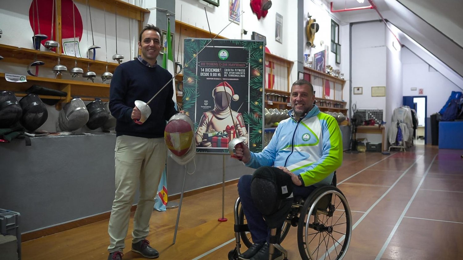 Torremolinos celebra este sábado el III Torneo de Navidad de esgrima