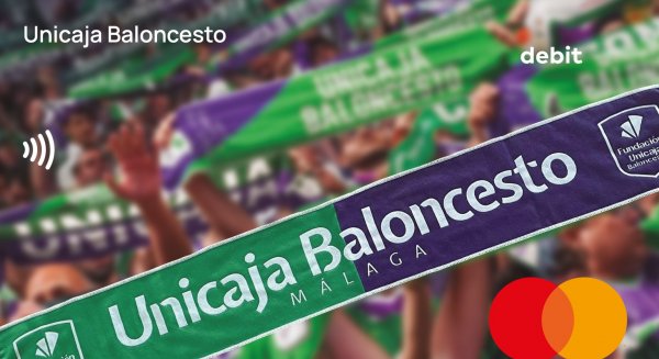 Unicaja lanza una nueva tarjeta de débito, dedicada al Unicaja Baloncesto