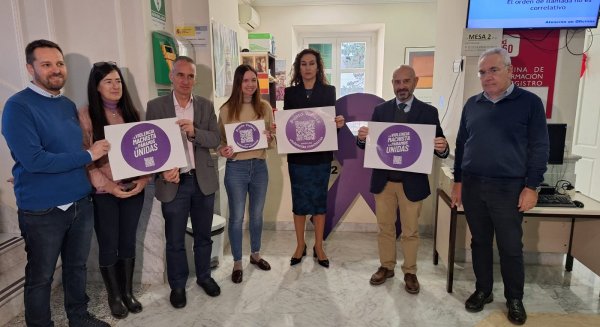 Javier Salas inaugura el Punto Violeta de la Subdelegación del Gobierno en Málaga
