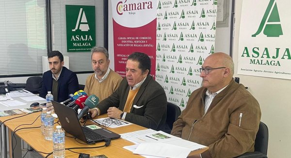 ASAJA revela que agricultura malagueña se mantiene en niveles de facturación de hace 10 años 