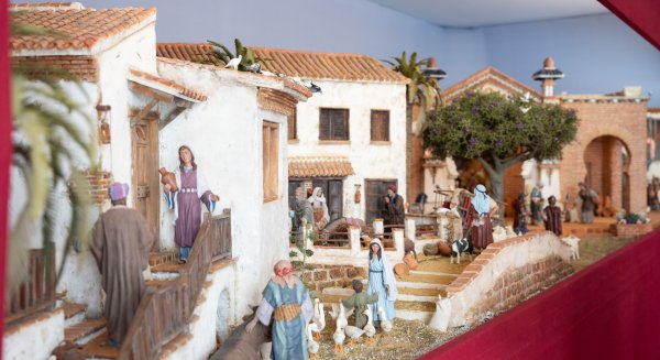 El Mupam acoge la exposición 'El Belén Monumental' de la Asociación Belenista de Málaga 'La Alcazaba'