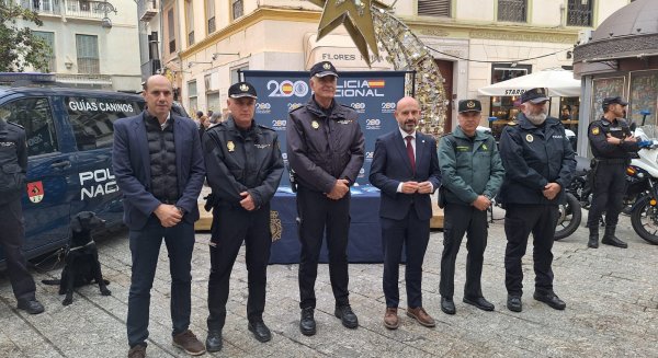 Un total de 4.767 agentes de la Policía Nacional y la Guardia Civil refuerzan la seguridad en Málaga durante la campaña de Navidad