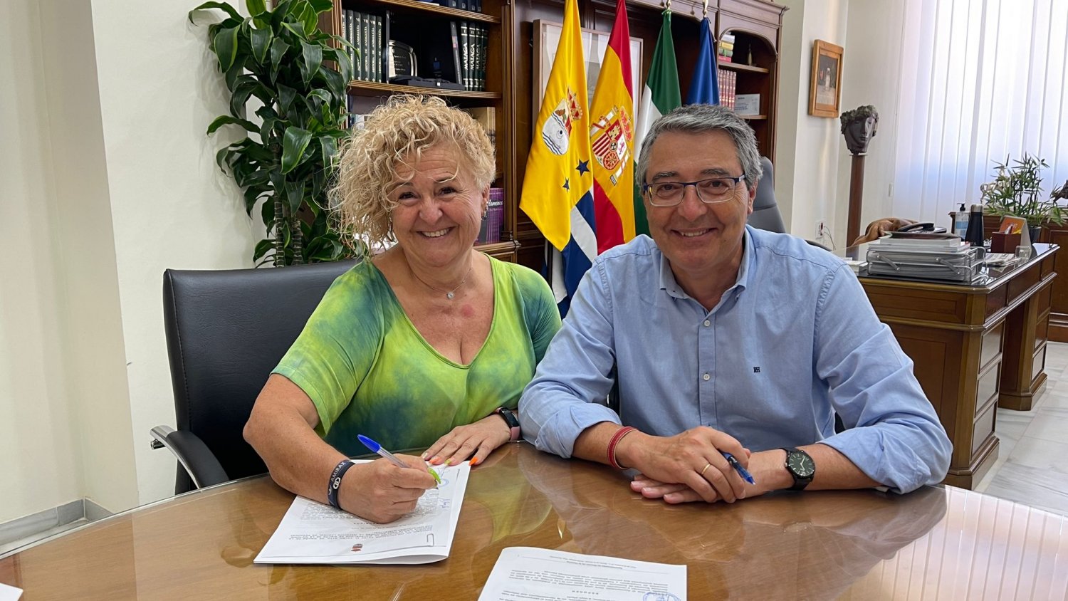 Rincón de la Victoria colabora con AMIRAX para la inserción laboral de personas con discapacidad intelectual