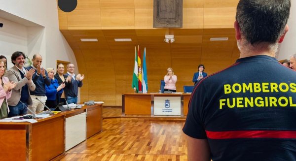 Fuengirola aprueba la concesión de la Medalla de Oro de Bomberos a los componentes del cuerpo desplazados a Valencia