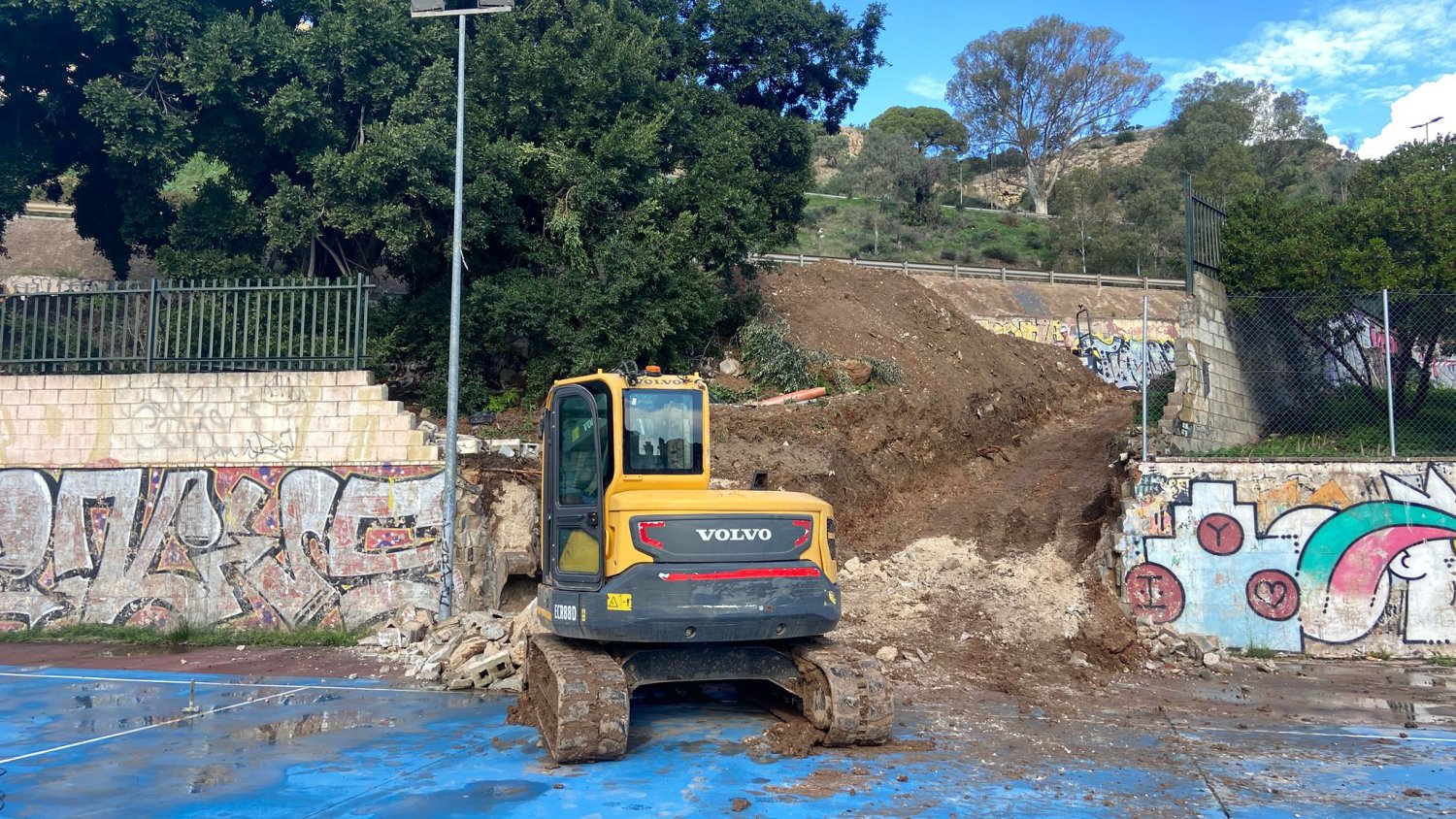 Educación repara daños de la DANA en el IES Miraflores de los Ángeles de Málaga por 445.000 euros 