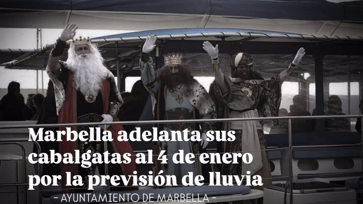 Varias localidades malagueñas adelantan la cabalgata de Reyes al sábado 4 de enero por la previsión metereológica