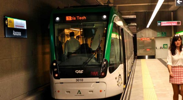 Metro de Málaga prepara un operativo especial con trenes cada cinco minutos para la cabalgata de Reyes