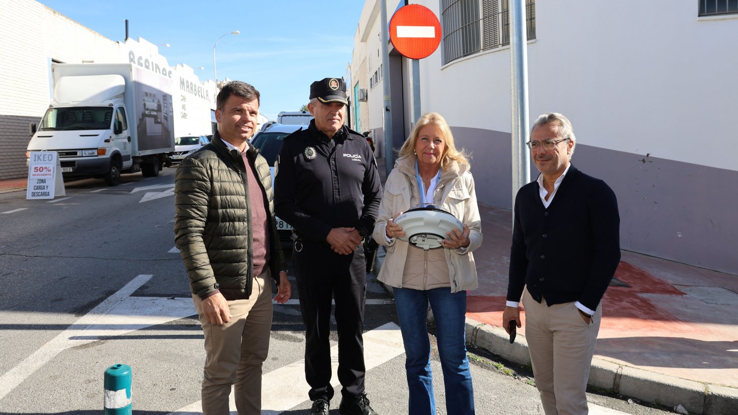 Marbella refuerza el control del tráfico en Las Albarizas y en el Polígono Industrial La Ermita con 45 nuevas cámaras