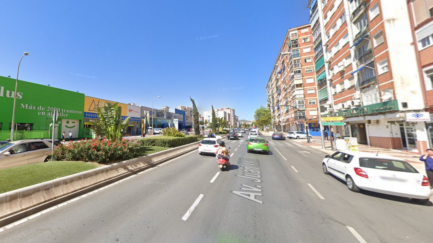 Muere un hombre de 35 años atropellado en un paso de peatones en Málaga capital