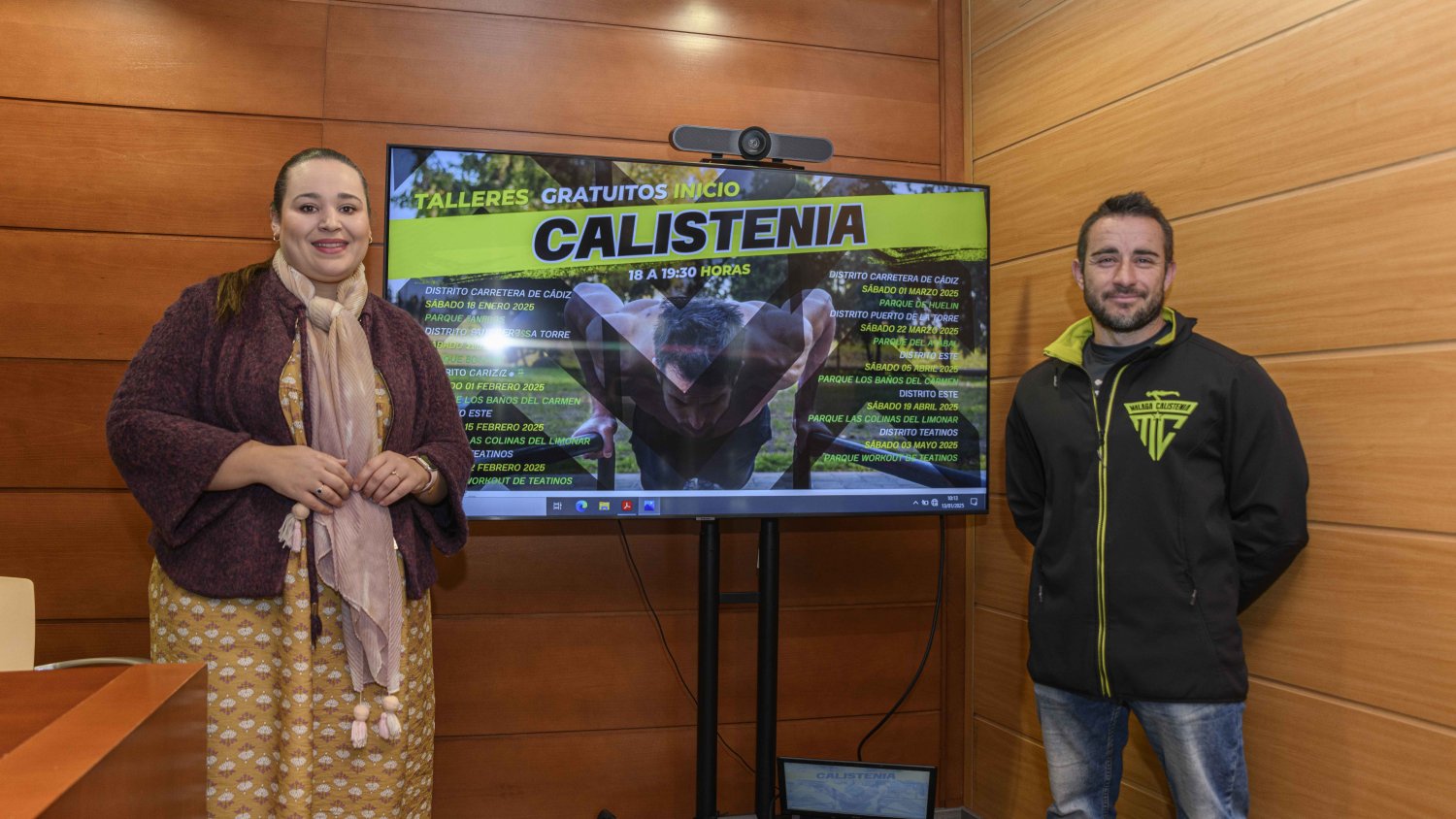 El Ayuntamiento promueve un programa de iniciación a la calistenia para fomentar el ejercicio al aire libre
