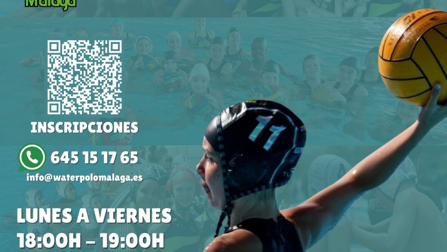 Waterpolo Málaga da comienzo a su Jornada de Puertas Abiertas todo el mes de enero