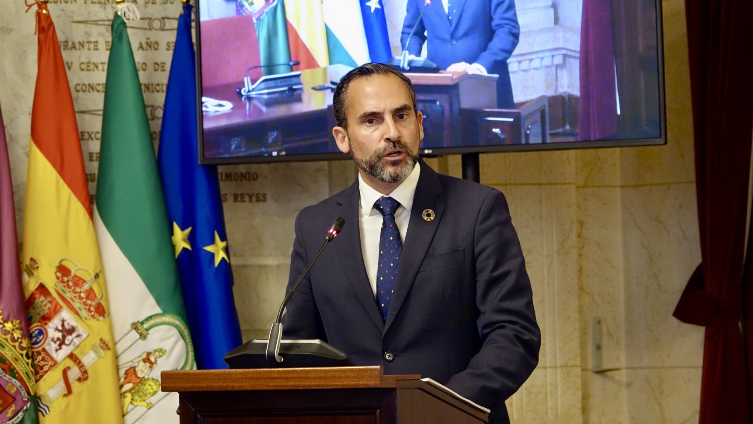 Pérez: 'La vivienda en Málaga no es un derecho, es una condena al endeudamiento, a la precariedad y al desarraigo'