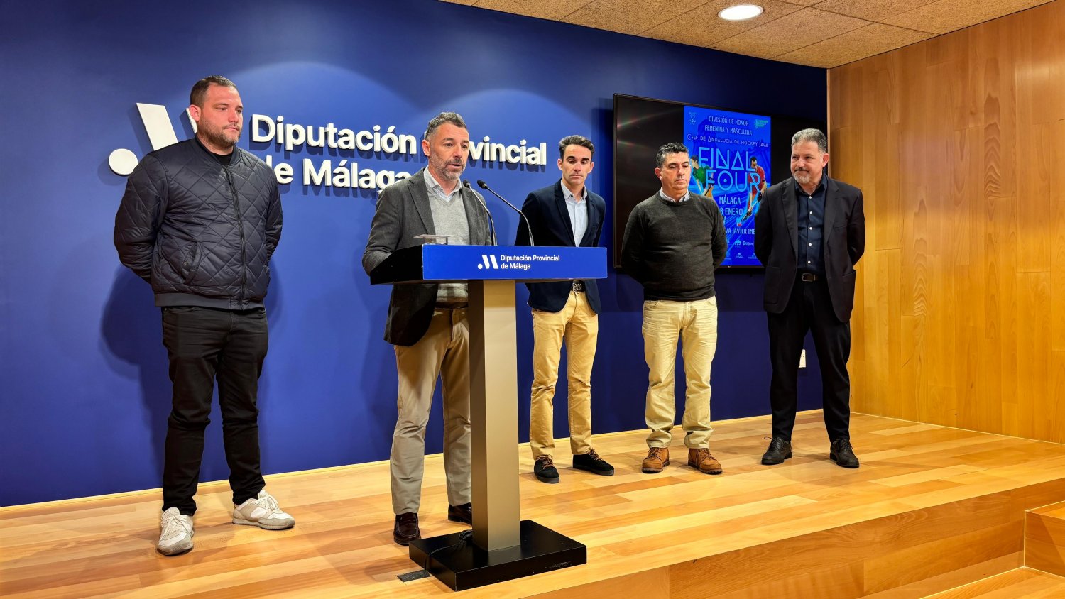 La Diputación impulsa la celebración en Málaga del Campeonato de Andalucía de Hockey Sala