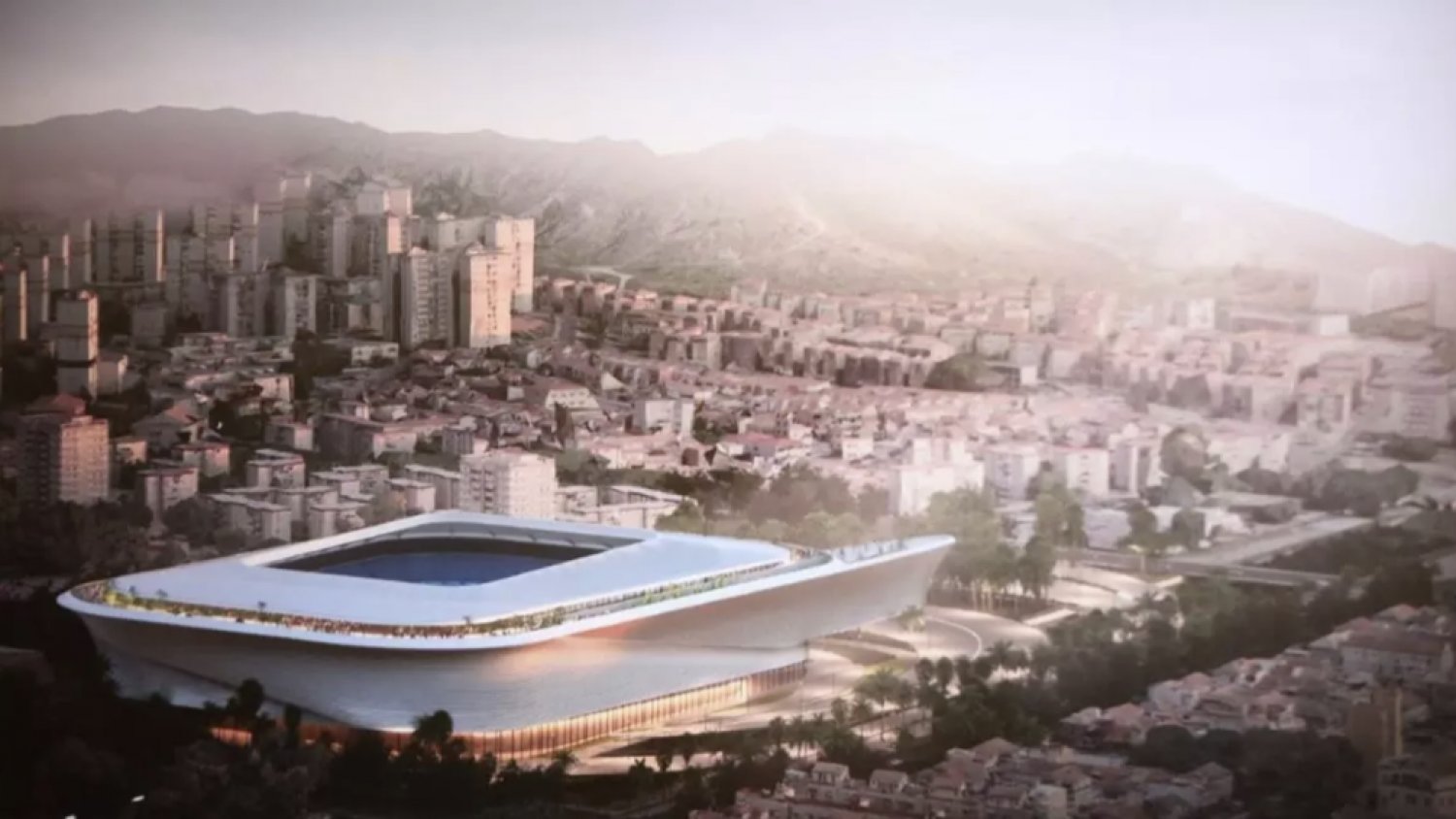 Ayuntamiento de Málaga, Diputación y Junta reafirman su 'firme' compromiso con La Rosaleda como sede del Mundial de 2030