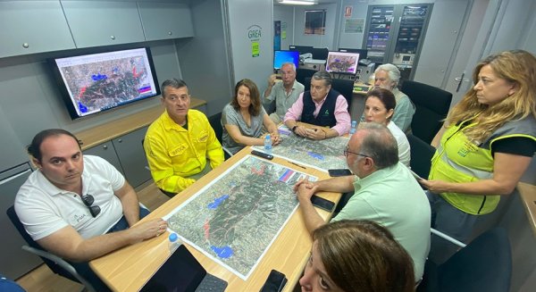 Estabilizado el incendio forestal declarado en la Sierra de Mijas