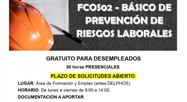 Rincón de la Victoria ofrece formación gratuita en prevención de riesgos laborales y alfabetización informática para desempleados