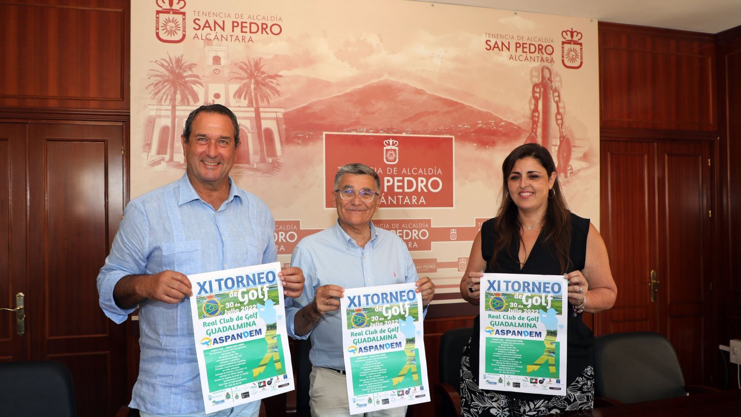 El Ayuntamiento de Marbella respalda el regreso del Torneo de Golf a beneficio de Aspandem
