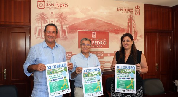 El Ayuntamiento de Marbella respalda el regreso del Torneo de Golf a beneficio de Aspandem