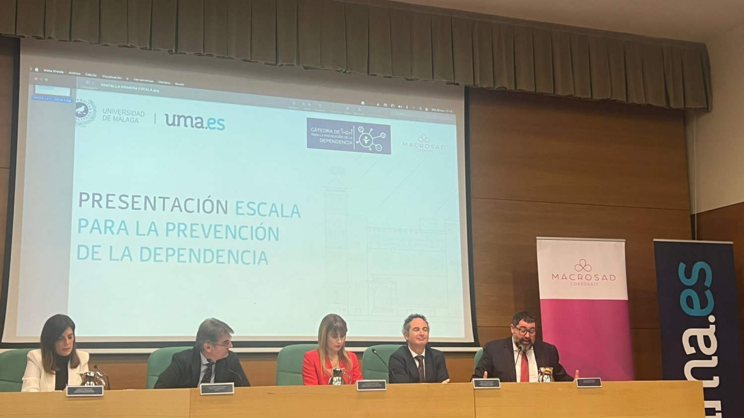 La UMA presenta la primera escala de prevención de la dependencia en Andalucía