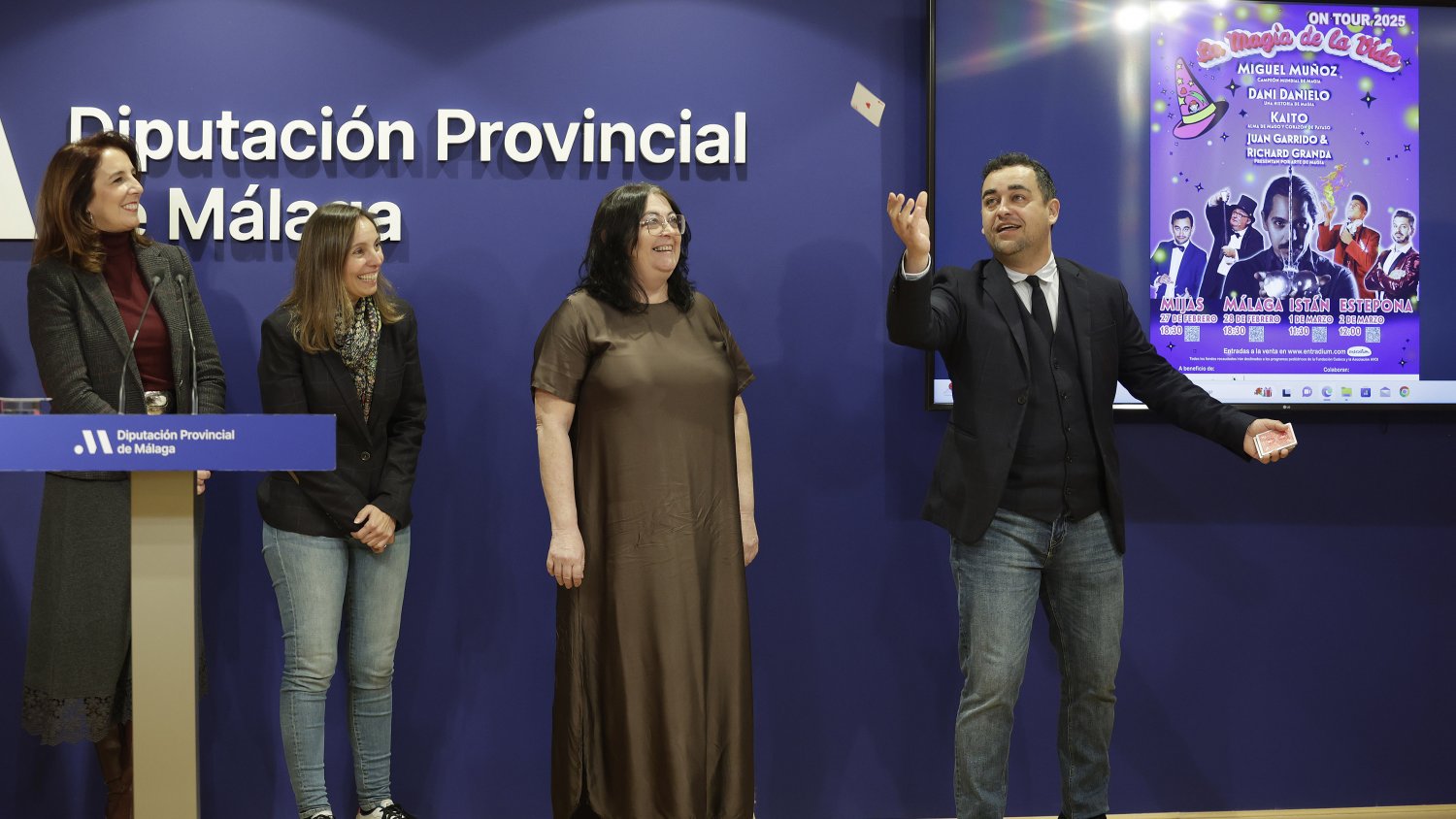 Diputación impulsa 'La magia de la vida on tour', una iniciativa solidaria de AVOI y CUDECA para financiar sus programas pediátricos
