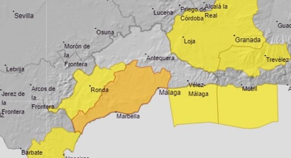 La Junta activa el Plan de Emergencias ante el Riesgo de Inundaciones por las lluvias en Málaga