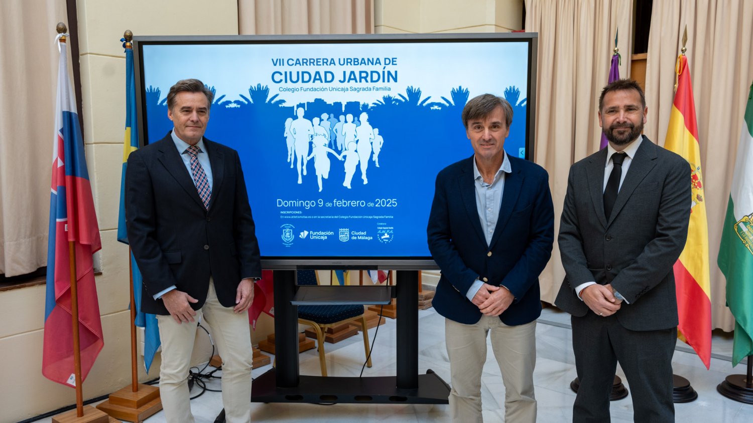 El distrito de Ciudad Jardín celebra este domingo la VII Carrera Urbana del Colegio Fundación Unicaja Sagrada Familia