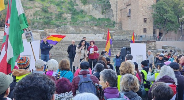IU Málaga reclama justicia y reparación para las víctimas de La Desbandá como un acto de 'memoria democrática y de futuro'