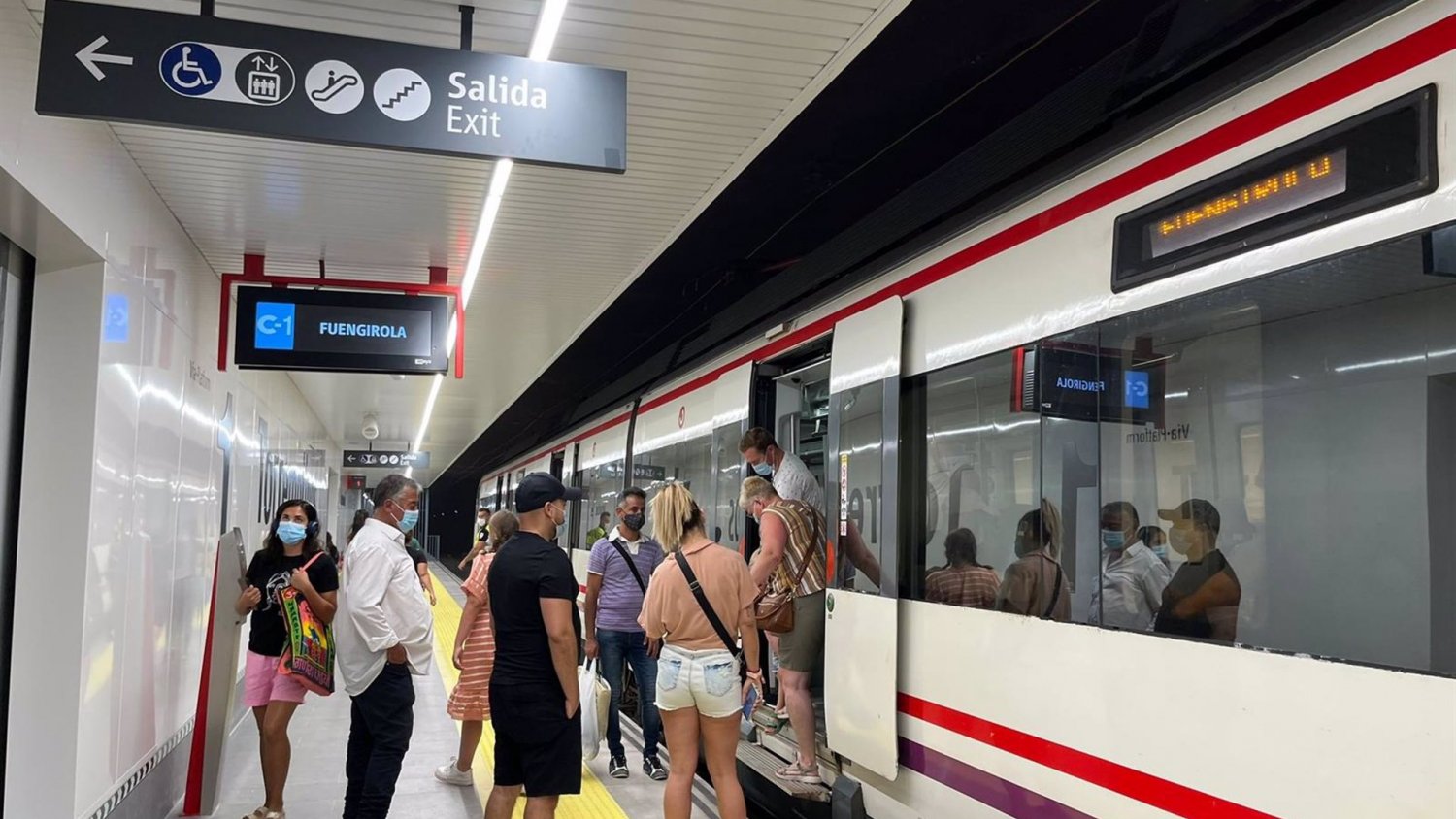 Más de 17 millones de viajeros utilizaron los servicios de Cercanías del núcleo de Málaga el año pasado