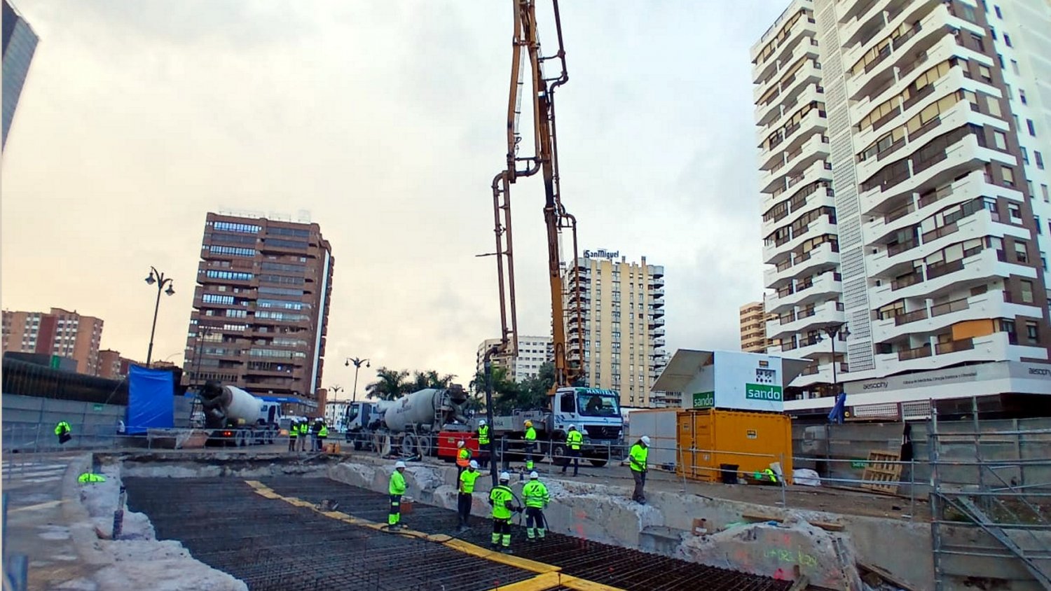 Las obras del Metro de Málaga avanzan con nuevas afecciones al tráfico en Armengual de la Mota