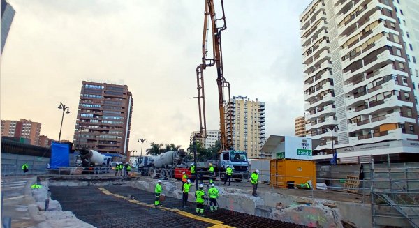 Las obras del Metro de Málaga avanzan con nuevas afecciones al tráfico en Armengual de la Mota