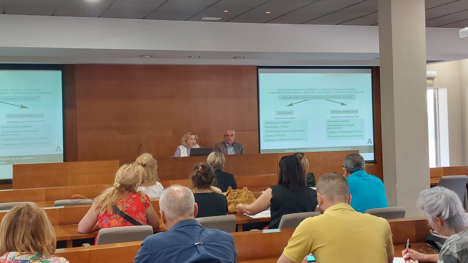 El nuevo programa Empleo y Formación formará y contratará a más de 750 desempleados malagueños