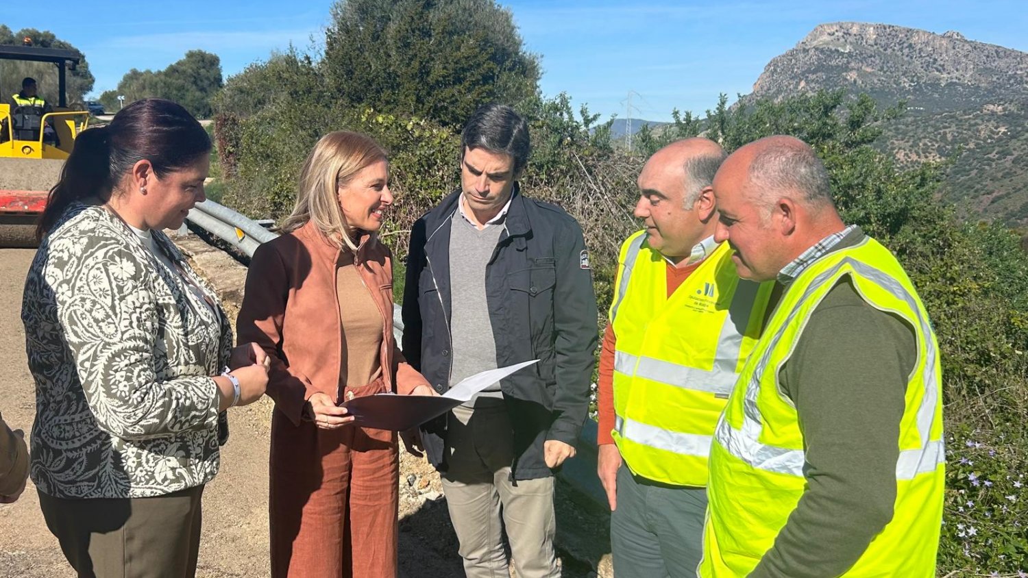 La Diputación invierte 642.000 euros en el arreglo de dos carreteras en Montecorto y Montejaque