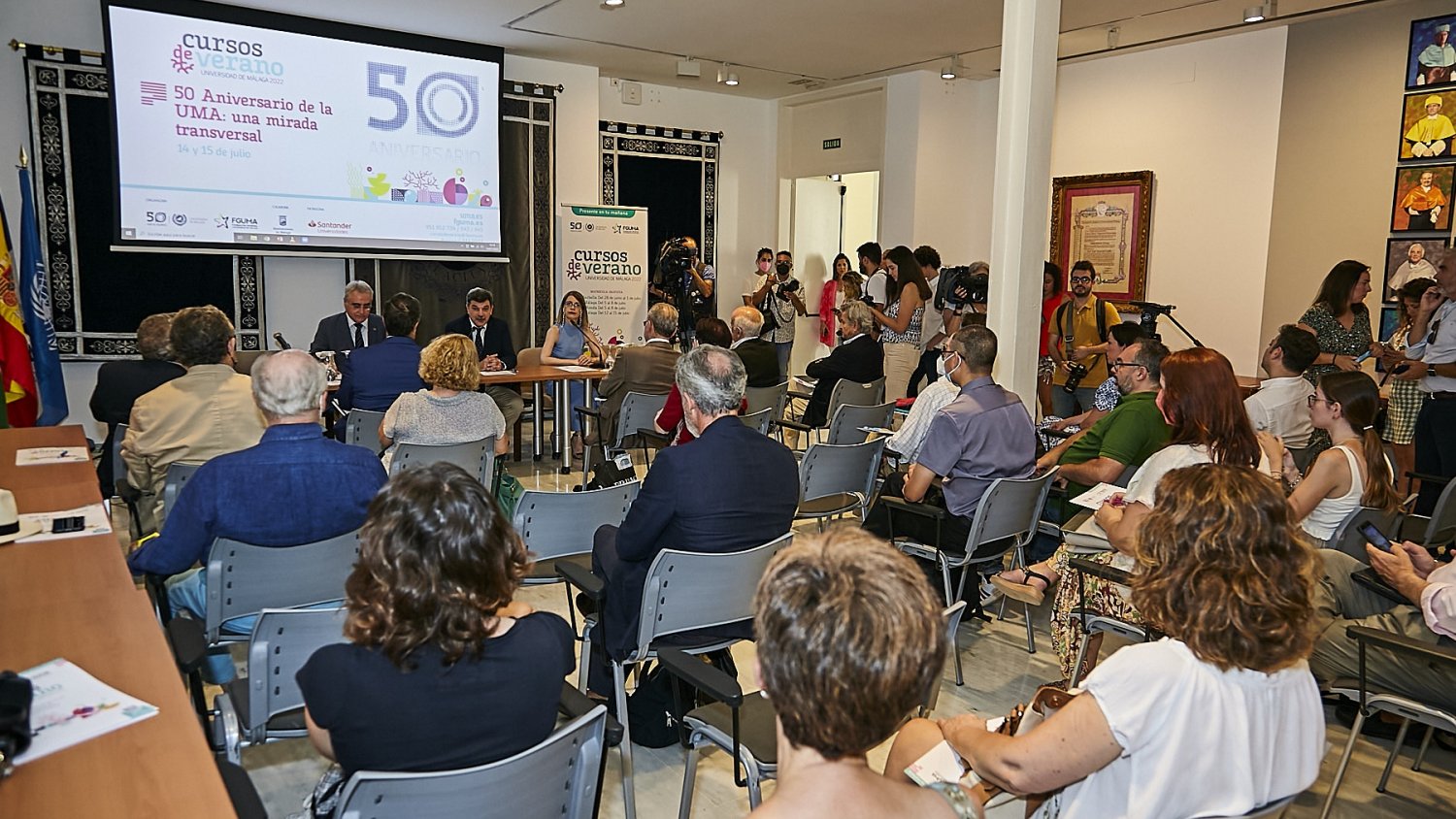 UMA.- La transformación de Málaga en torno a su Universidad, a debate en el Rectorado