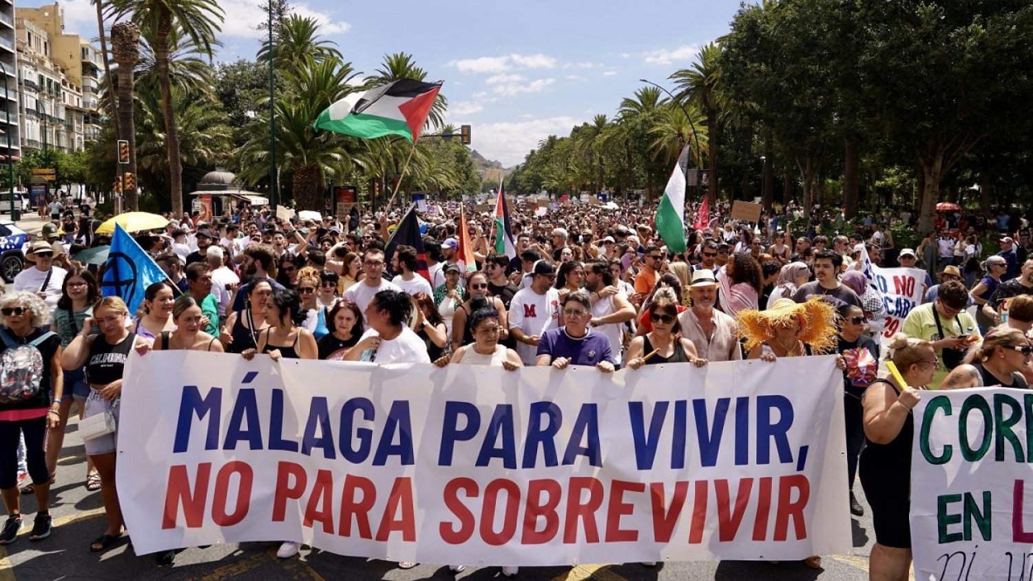 'Málaga para vivir' vuelve a las calles el 5 de abril para manifestarse 'contra el negocio de la vivienda'