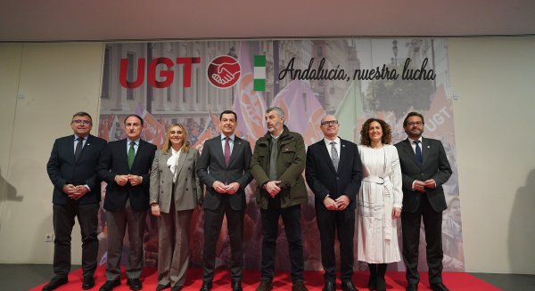 Moreno apuesta por el diálogo social como clave para afrontar los principales asuntos que afectan a Andalucía