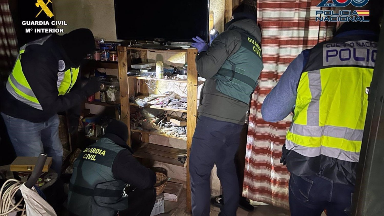 Dieciocho detenidos tras caer red dedicada a transportar droga desde Málaga hasta países europeos
