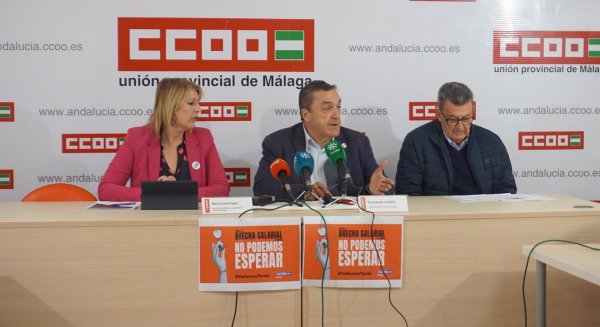 CCOO advierte que el salario de la mujer malagueña debería aumentar un 24,6% para igualarse al del hombre