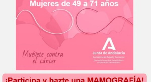 La Unidad Móvil de Detección Precoz de Cáncer de Mama llega a Yunquera para mejorar la accesibilidad al programa