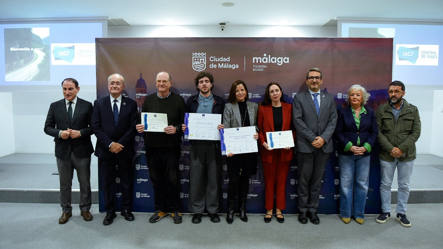 Málaga se convierte por cuarto año consecutivo en ciudad líder por número de servicios turísticos con el distintivo del SICTED