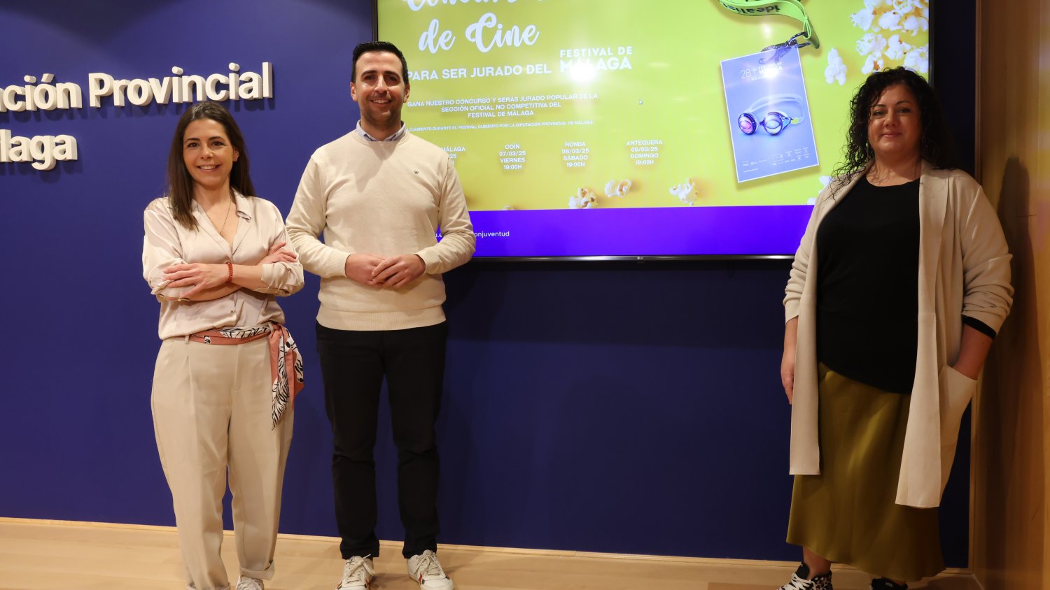 Los jóvenes de la provincia formarán parte del jurado popular del 28º Festival de Cine de Málaga de la mano de la Diputación