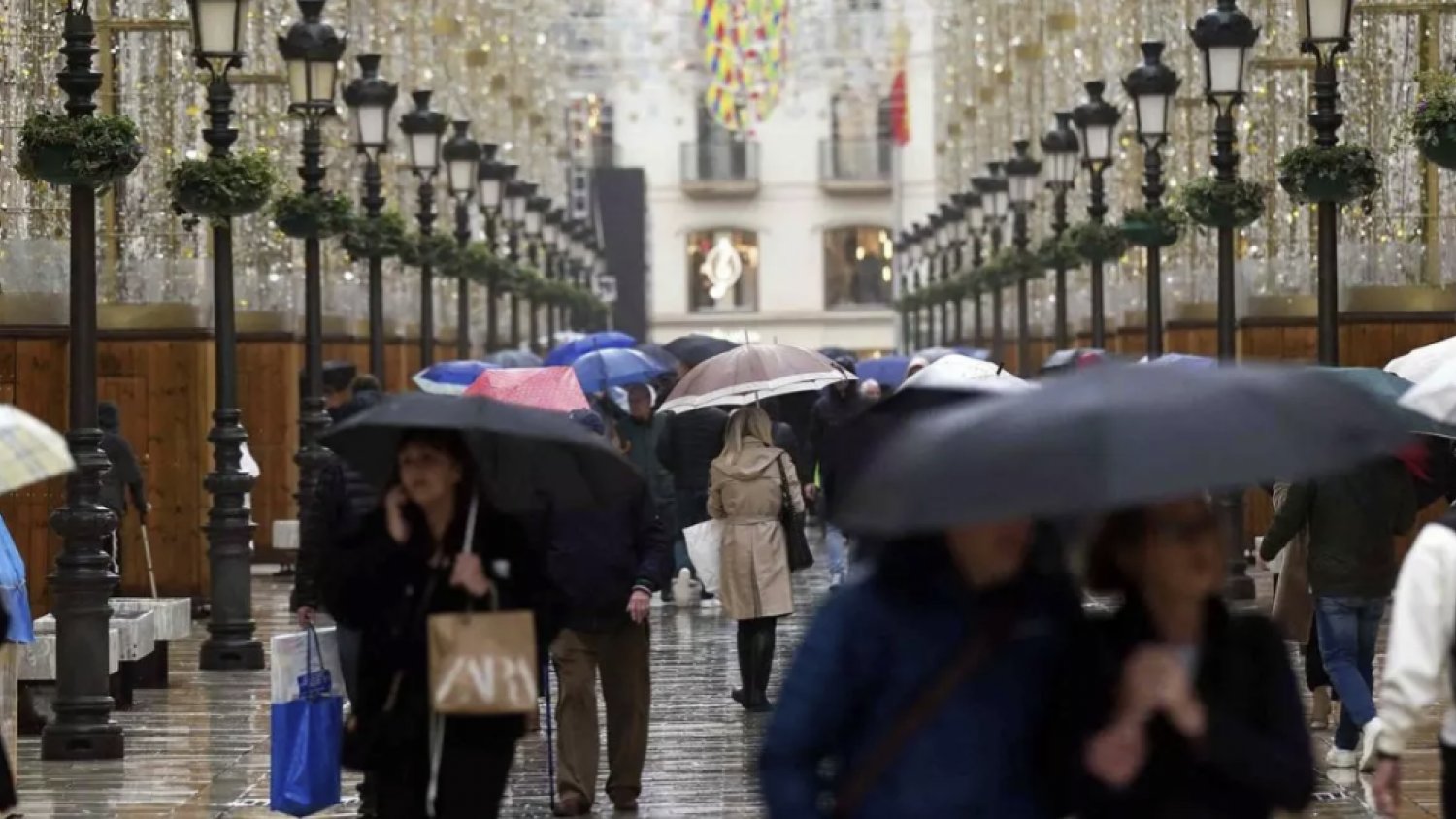Málaga activa la alerta amarilla por lluvias intensas durante el Día de Andalucía