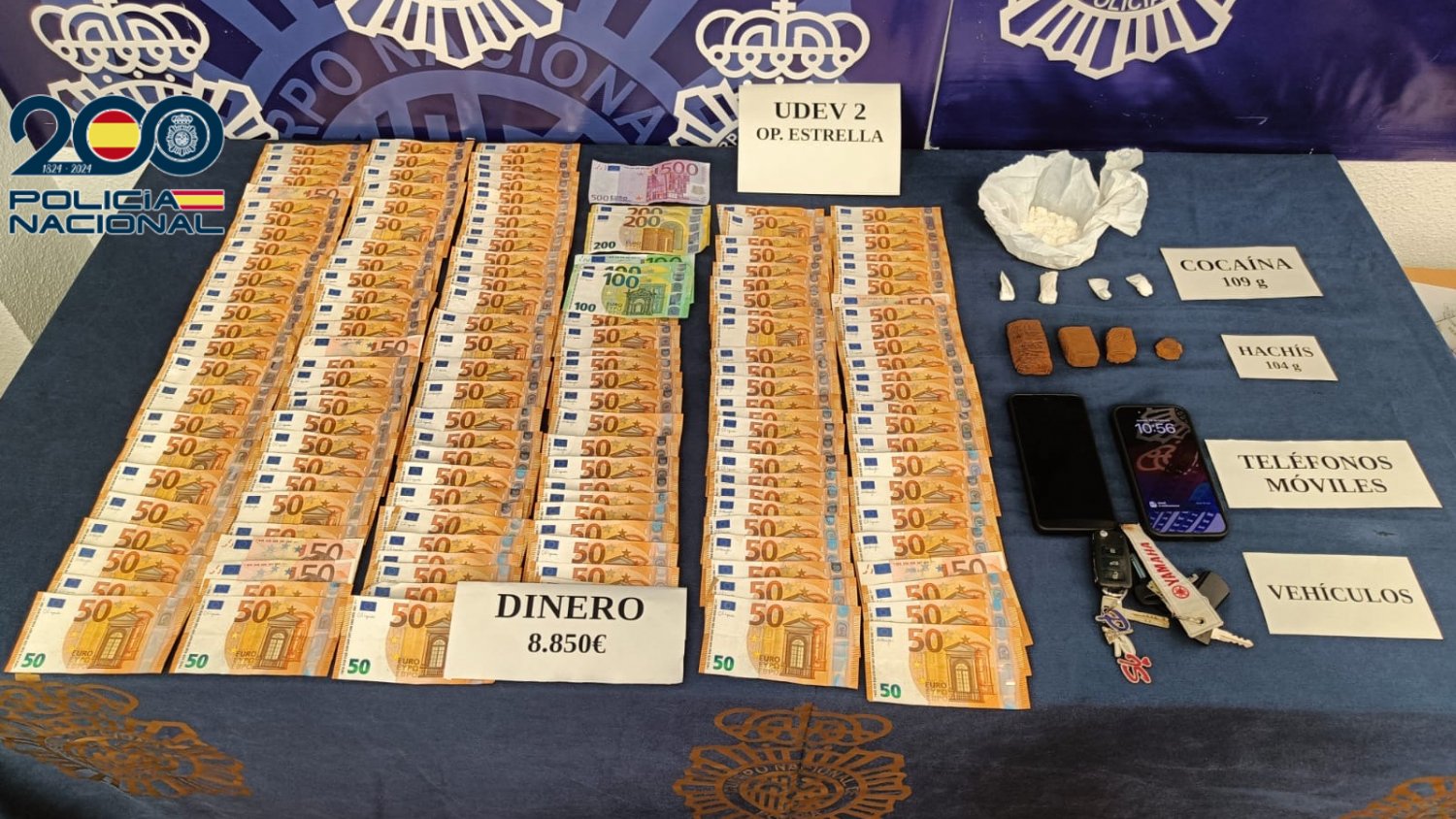 Desarticulado un punto de venta de cocaína en una zona residencial de Mijas