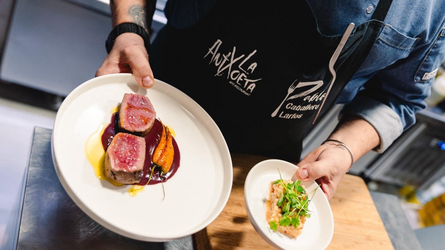 La Antxoeta Art Restaurant apuesta por la Cocina de Mercado y ofrece un menú degustación “a ciegas” que cambia cada día