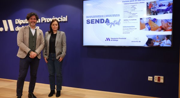 La Diputación financia un proyecto para promover la alfabetización digital de personas mayores en la provincia