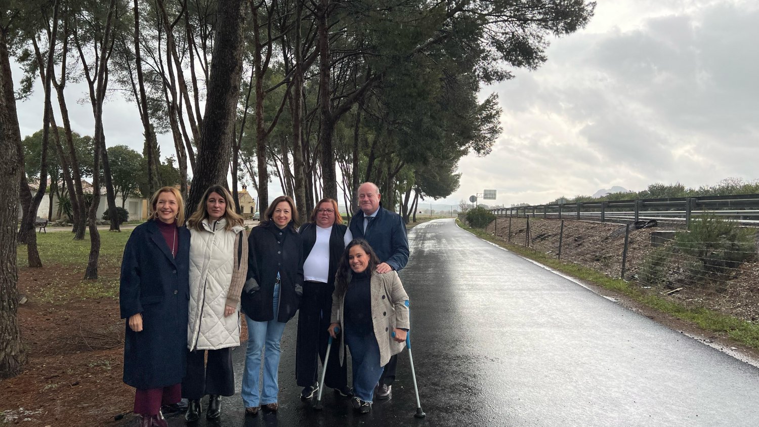 La Junta renueva la vía de servicio de Los Llanos de Antequera con una inversión de 90.000 euros