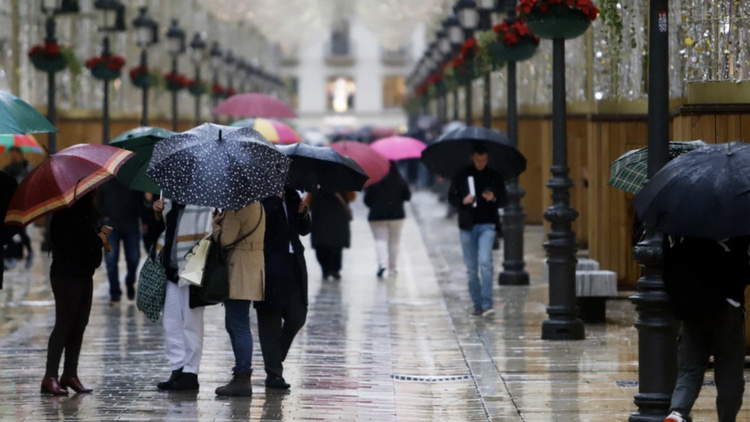 Activada en Málaga la alerta amarilla por lluvias que dejarán hasta 60 litros en 12 horas este sábado