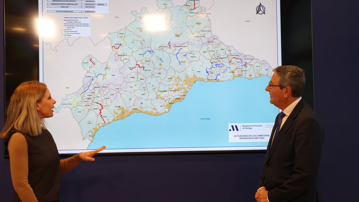 La Diputación invierte 18,3 millones de euros durante 2024 en la mejora de la movilidad en el interior de la provincia