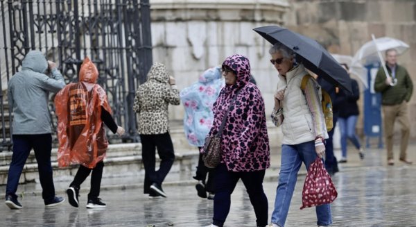 La Aemet activa varios avisos amarillos en Málaga por lluvias y viento a partir del jueves por la nueva borrasca 'Konrad'