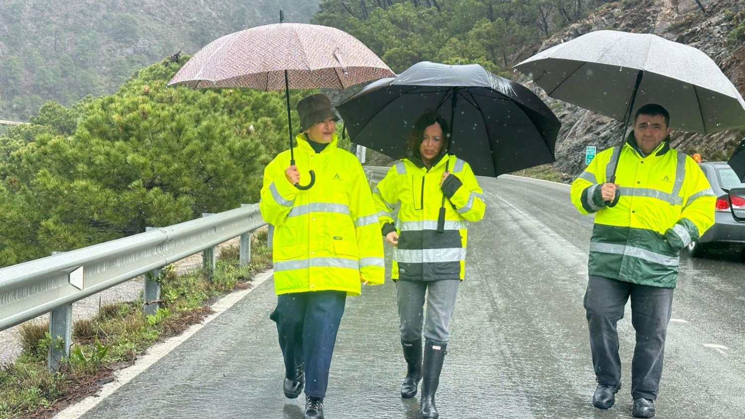 La Junta estabilizará la ladera y construirá un nuevo puente para abrir al tráfico la carretera A-397